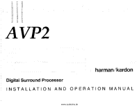 Harman-Kardon AVP-2-Owners-Manual 